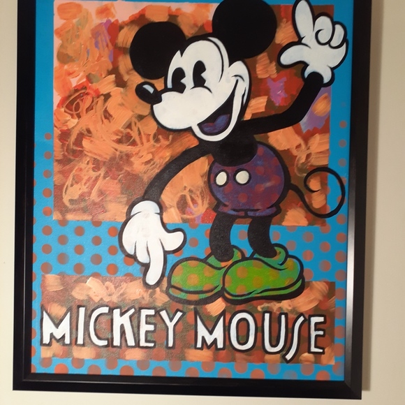 Disney Dillon Boy Mickey Large ORIGINAL W/COA - Picture 2 of 8